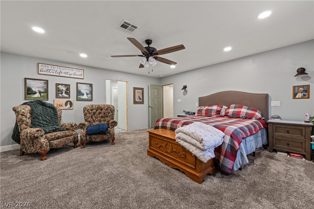 750 Leming Avenue Overton, NV 89040 - Photo 46 of 82 This spacious bedroom offers ample comfort and a cozy ambiance.