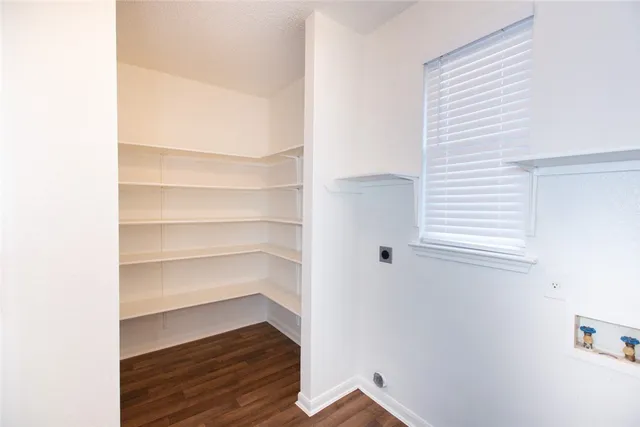 a house view with a backyard space