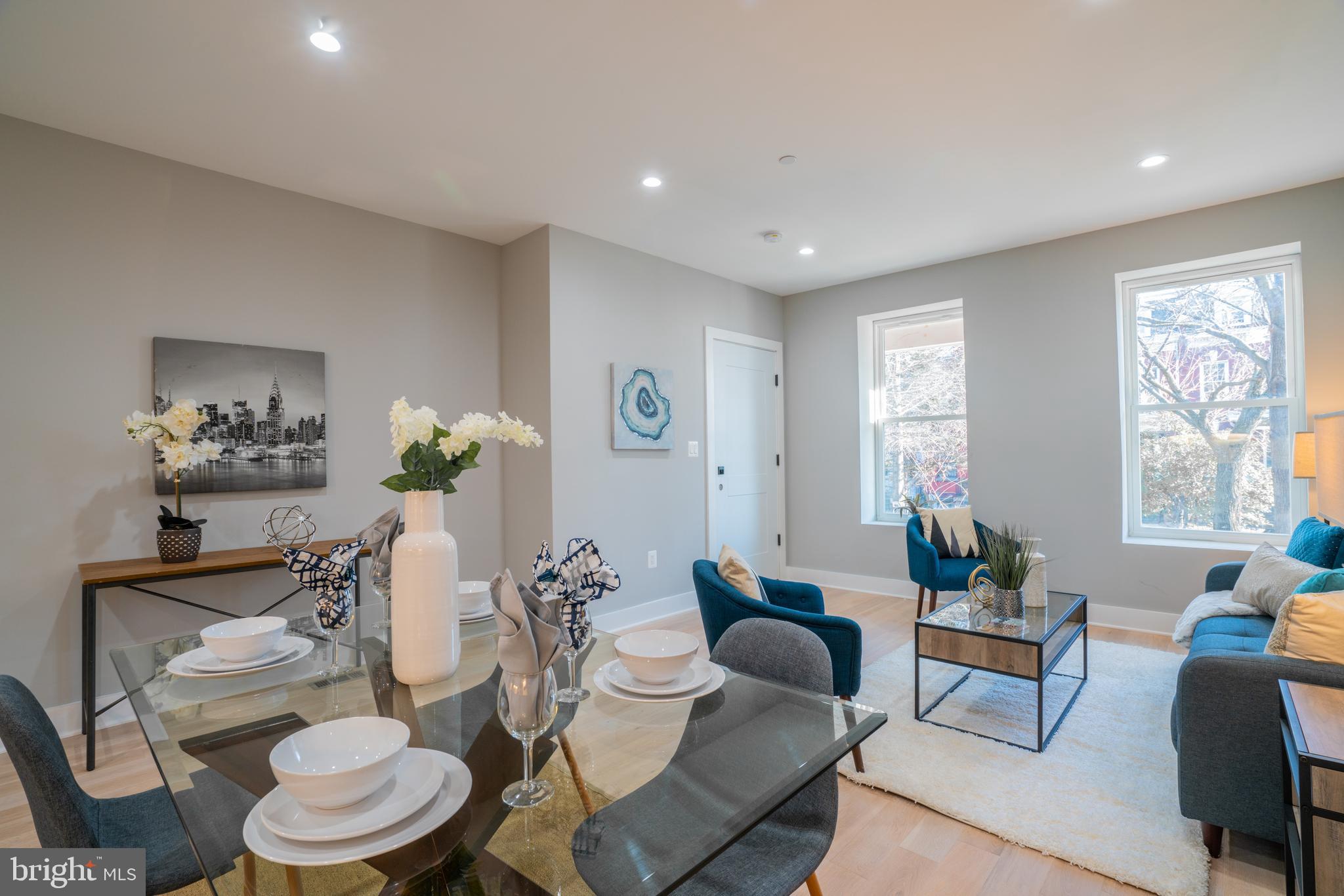 1225 Park Road Northwest, Unit 1 Washington, DC 20010 - Photo 9 of 38 a living room with furniture and a potted plant