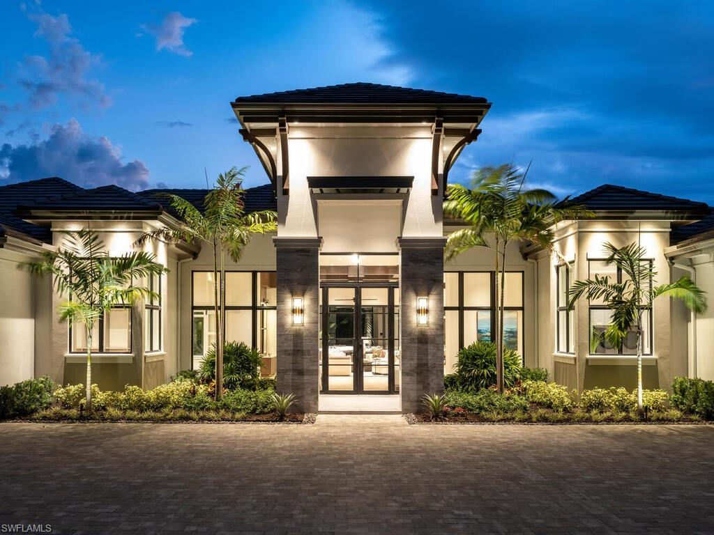 799 Cassena Road Naples, FL 34108 - Photo 2 of 37 Front Elevation Detail