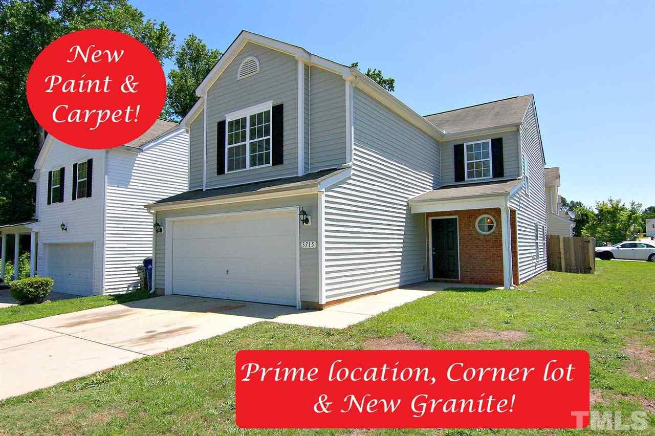 3715 Horseshoe Farm Street Raleigh, NC 27610 - Photo 1 of 18 a front view of a house with garden