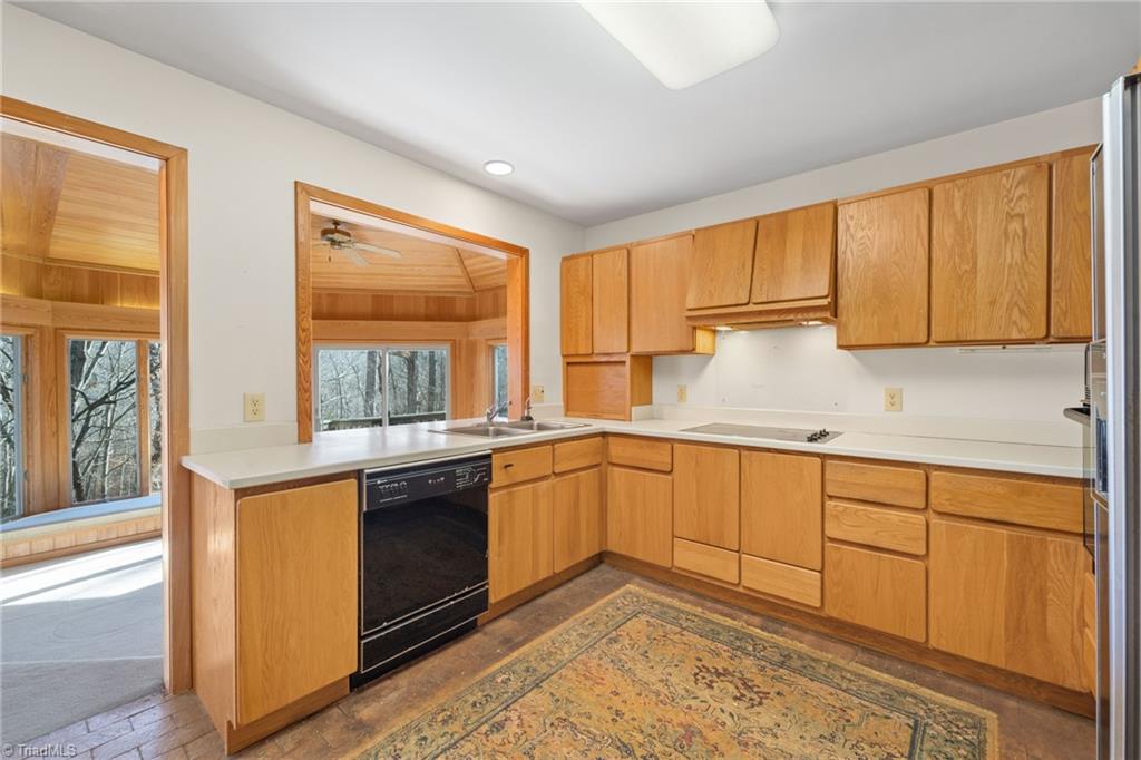 214 Hilton Road Stokesdale, NC 27357 - Photo 10 of 50 Quality in the details like these solid wood cabinets.
