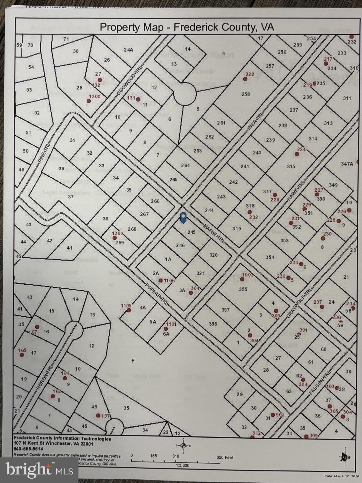 Lot 245 Inca Trail Winchester, VA 22602 - Photo 5 of 11 Grid Map