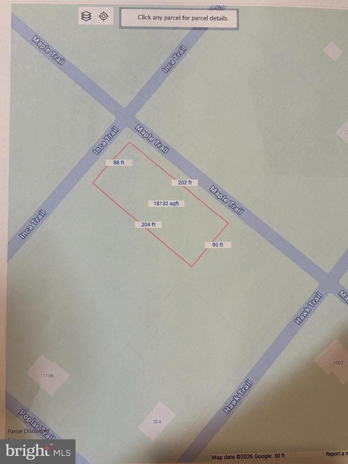 Lot 245 Inca Trail Winchester, VA 22602 - Photo 6 of 11 Lot dimensions