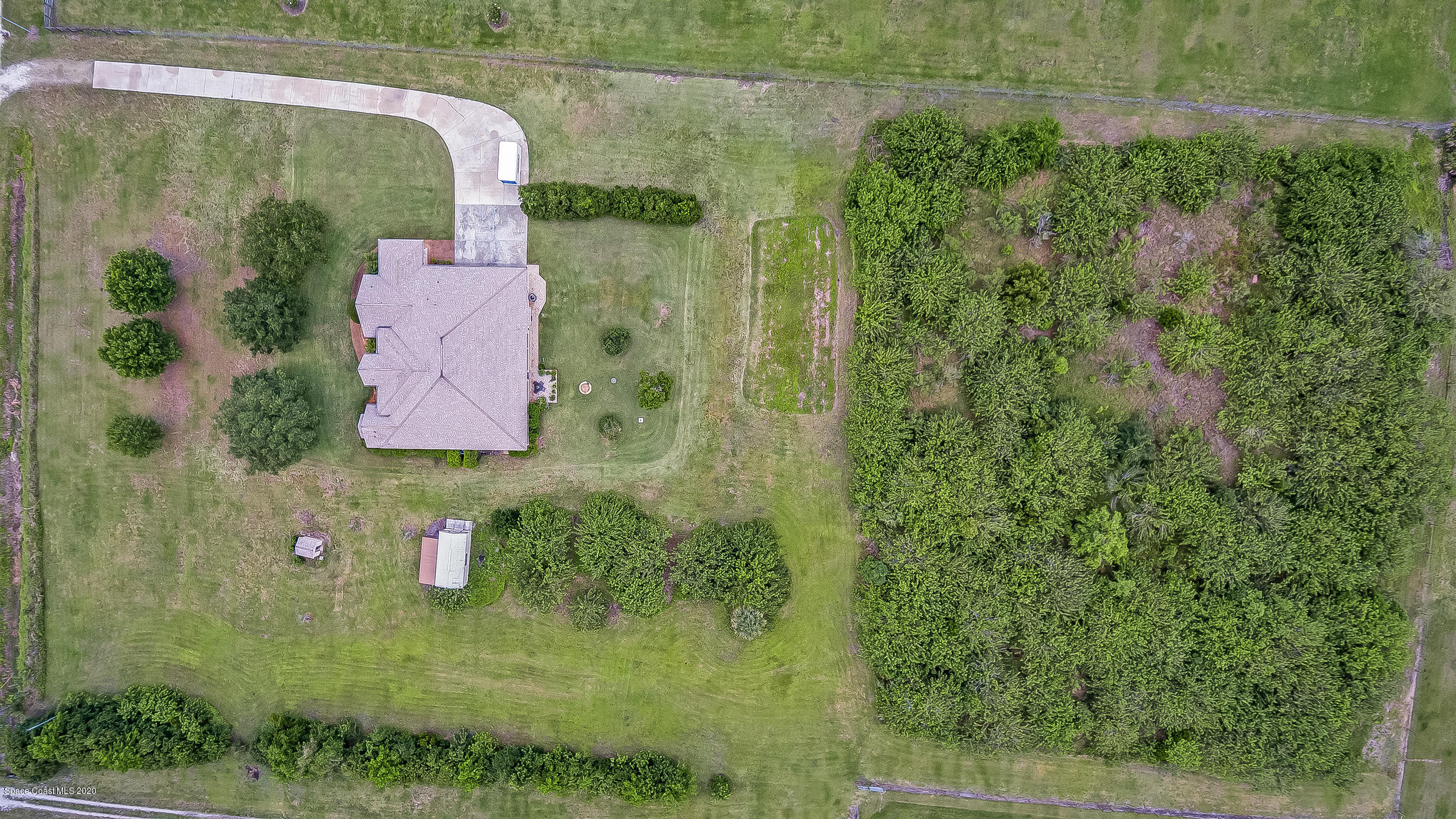 4135 Hammock Road Mims, FL 32754 - Photo 40 of 42 a bird view of a house