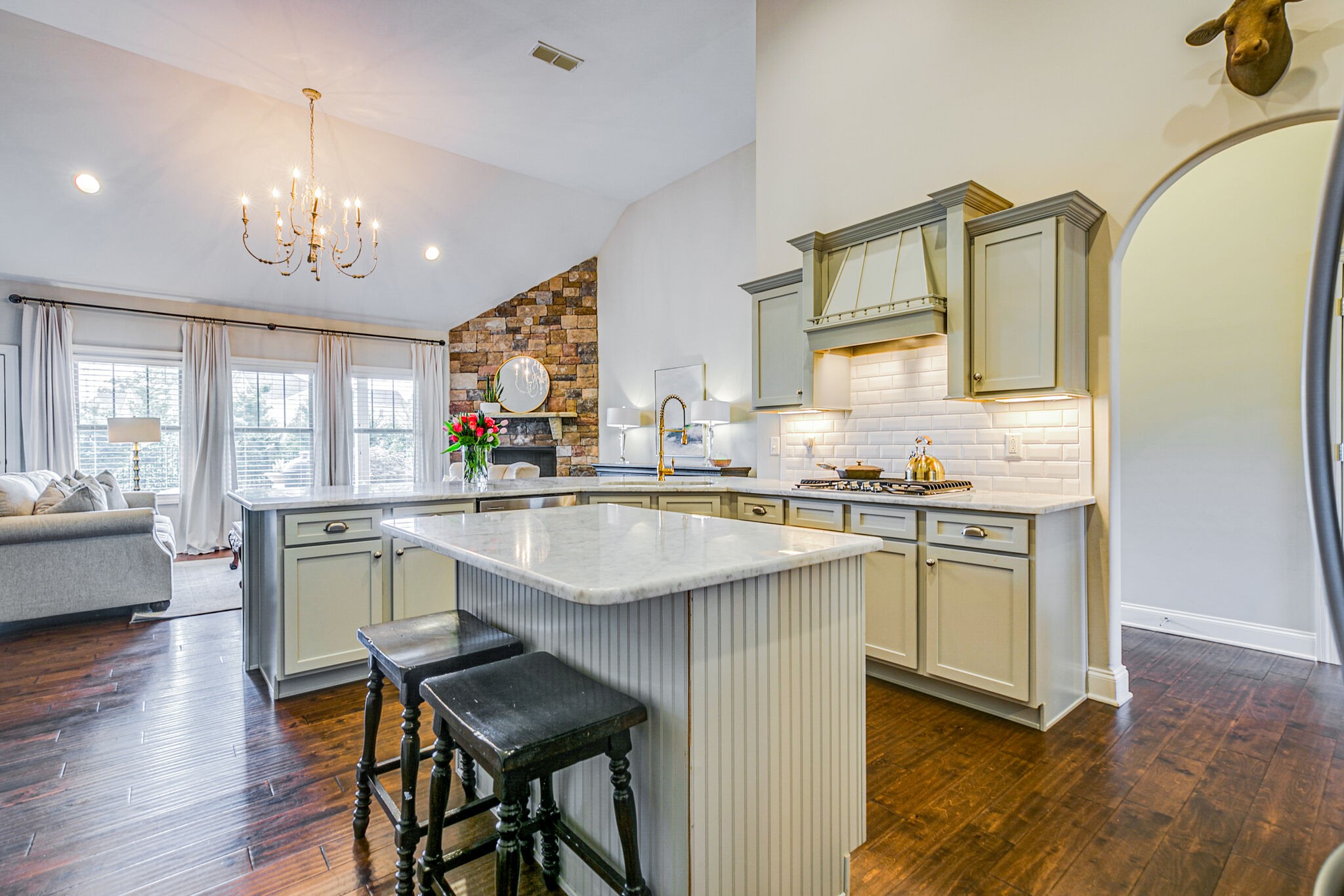 911 Contessa Drive Murfreesboro, TN 37128 - Photo 21 of 42 a kitchen with granite countertop counter space dining table and stainless steel appliances