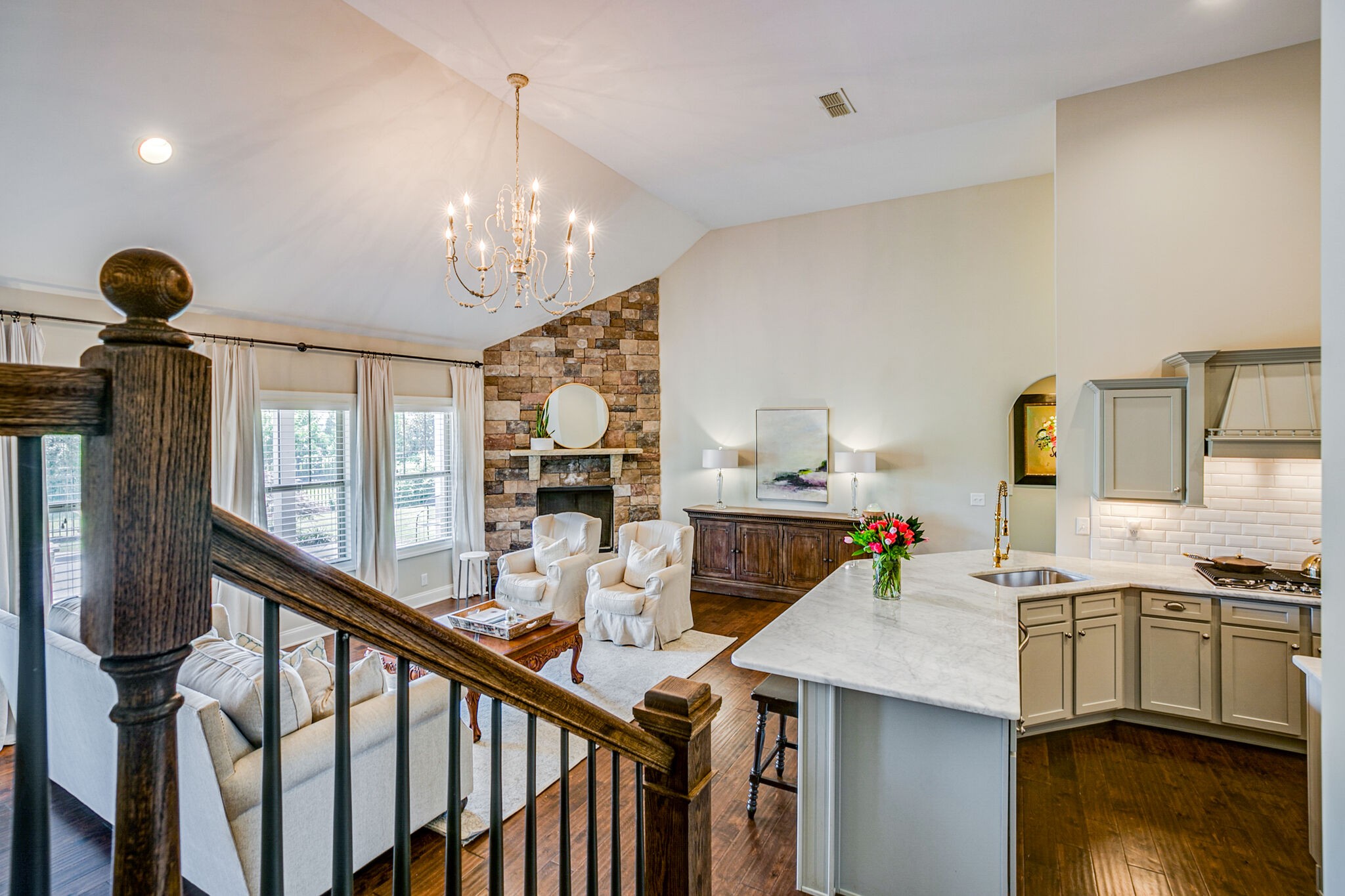 911 Contessa Drive Murfreesboro, TN 37128 - Photo 34 of 42 a view of a dining room with furniture and chandelier