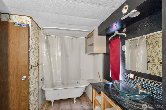 a view of a elevator