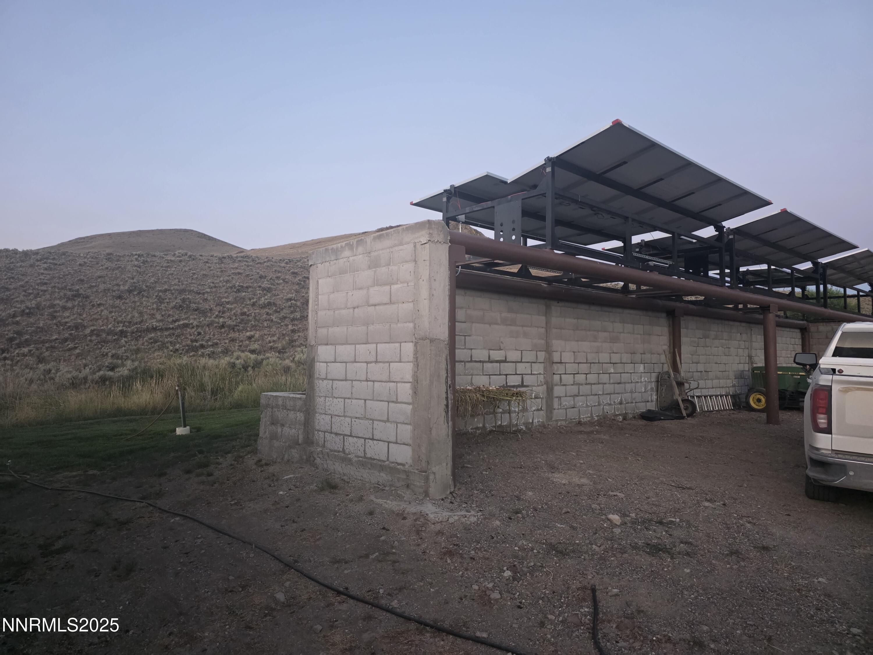 3300 High Rock Road Gerlach, NV 89412 - Photo 40 of 57 a view of a car parked in garage