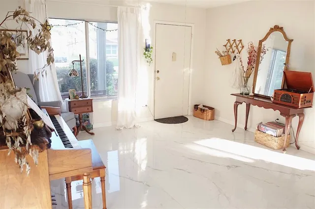 a view of a living room