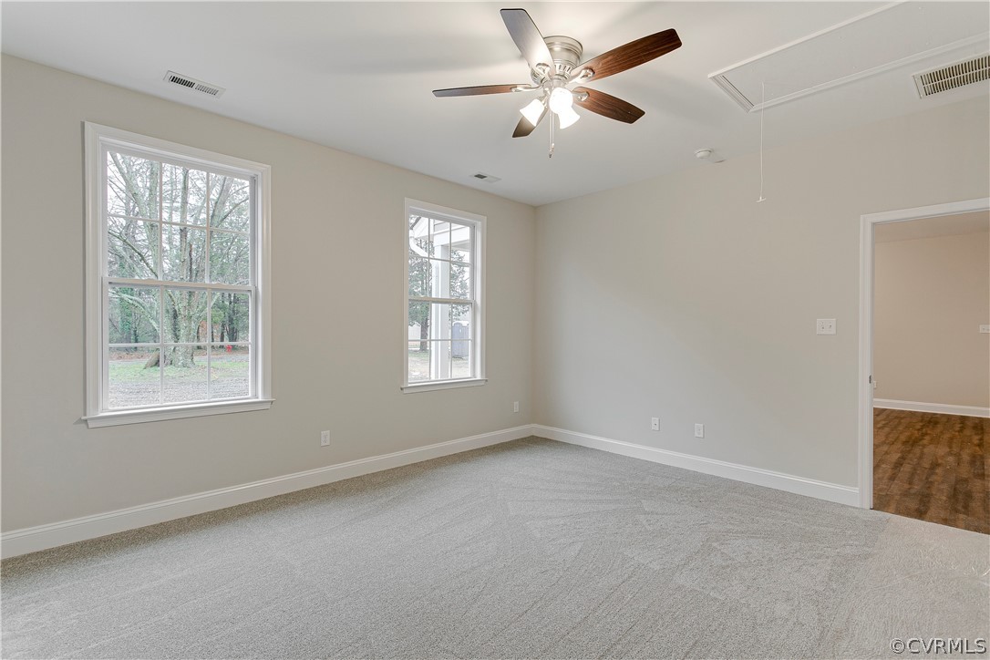123 Carter Road Cumberland, VA 23040 - Photo 13 of 25 Another view of the stunning primary bedroom.