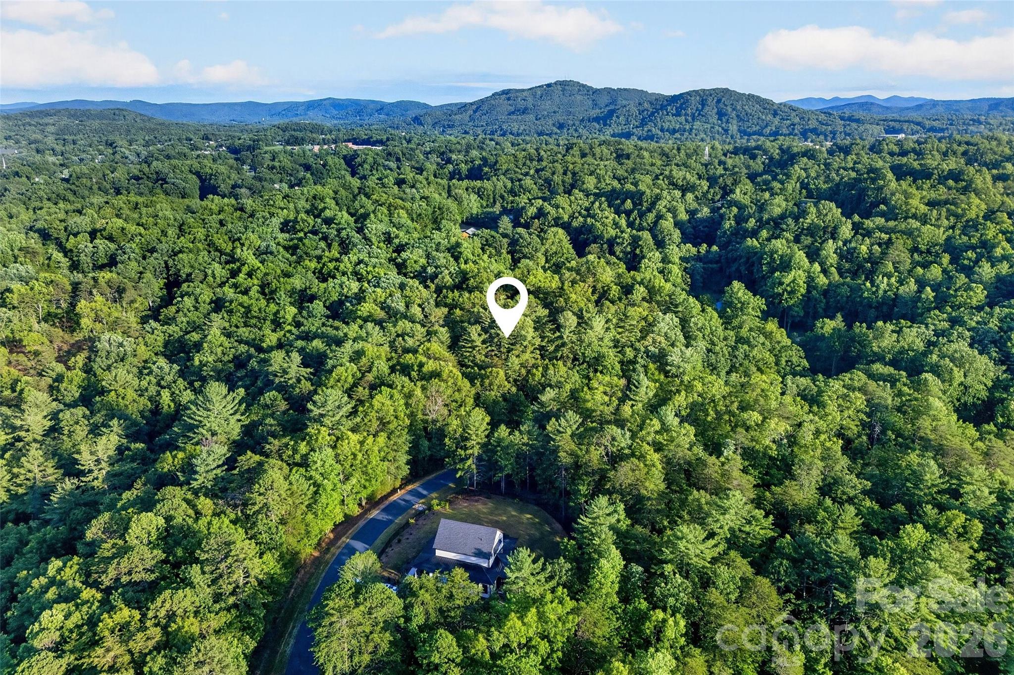 0 Yancey Road Marion, NC 28752 - Photo 11 of 32 a view of a lush green forest with a house in the background