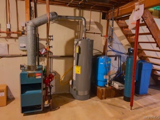 956 Cain Road Evans, NY 14006 - Photo 18 of 18 boiler, hot water tank & water system