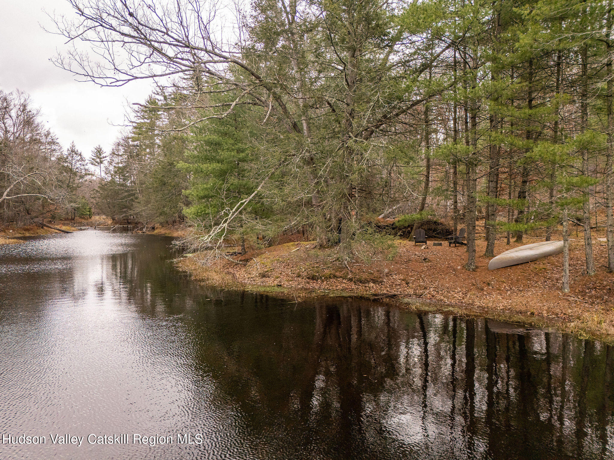 845-849 Peak Road Stone Ridge, NY 12484 - Photo 41 of 50 a view of river covered with snow in front of house