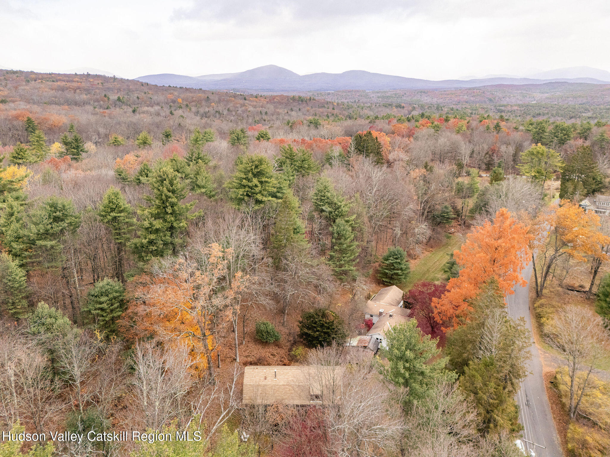 845-849 Peak Road Stone Ridge, NY 12484 - Photo 48 of 50 a view of a lot of trees and mountains