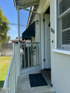 a view of a balcony