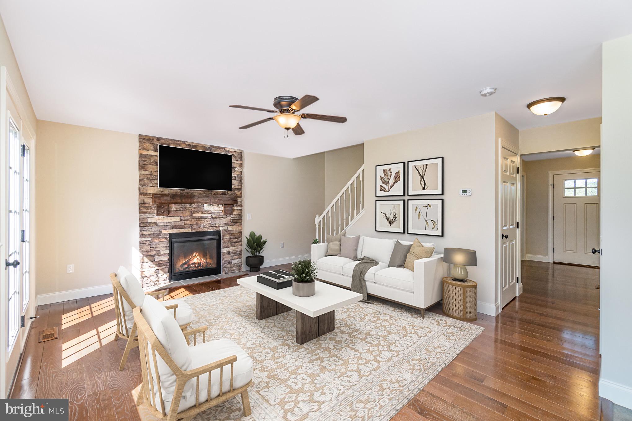 107 Old Mill Road Shermans Dale, PA 17090 - Photo 24 of 46 Virtually staged living room