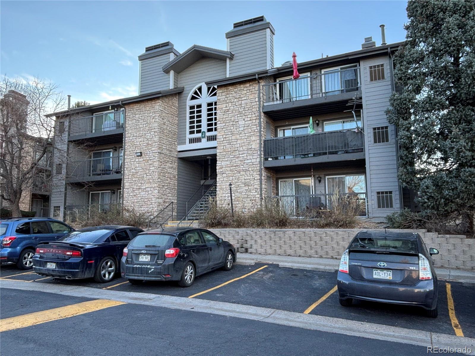 a car parked in front of a house