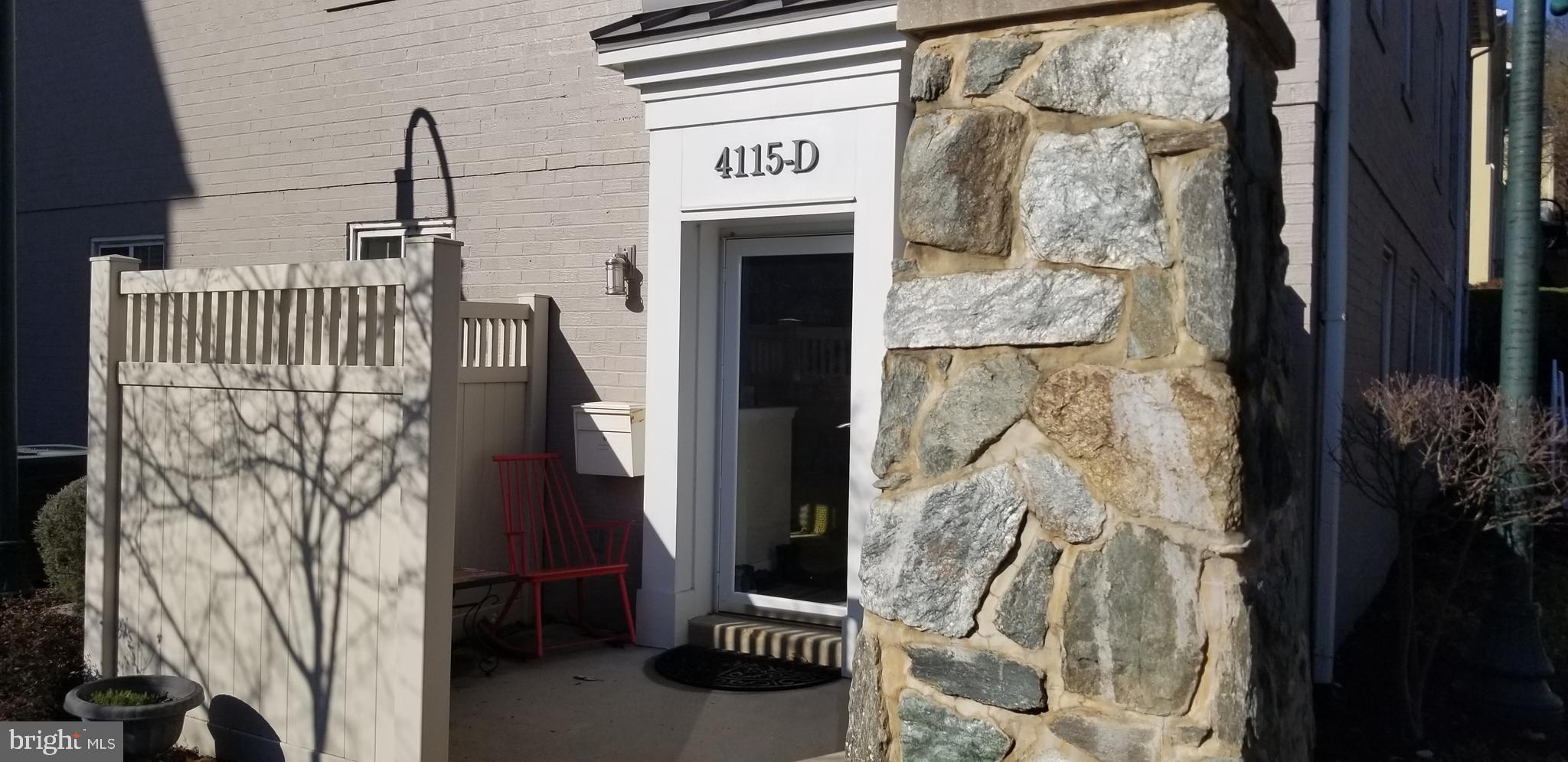 a front view of a house with a window