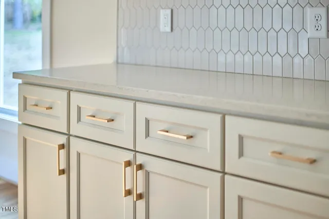 a close view of closet