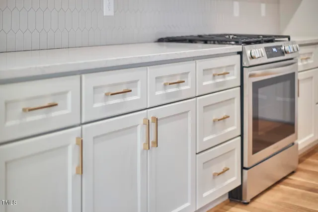 a close view of stove