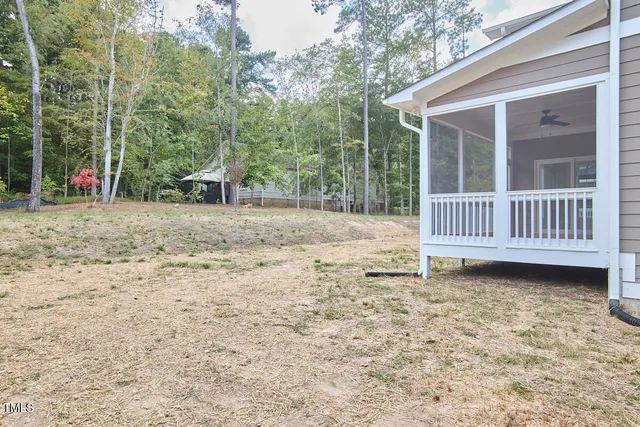 a house view with a outdoor space