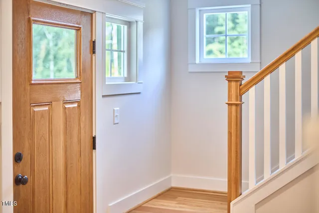 a view of front door