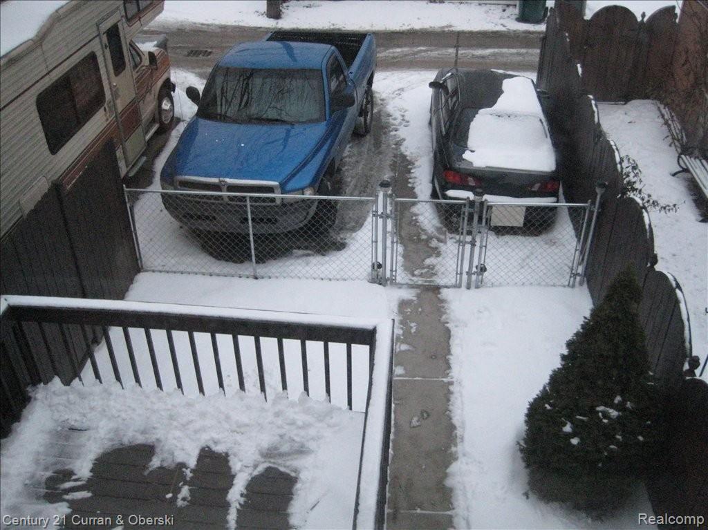 5929 Miller Road Dearborn, MI 48126 - Photo 15 of 20 VIEW FROM UPSTAIRS 2 CAR PARKING