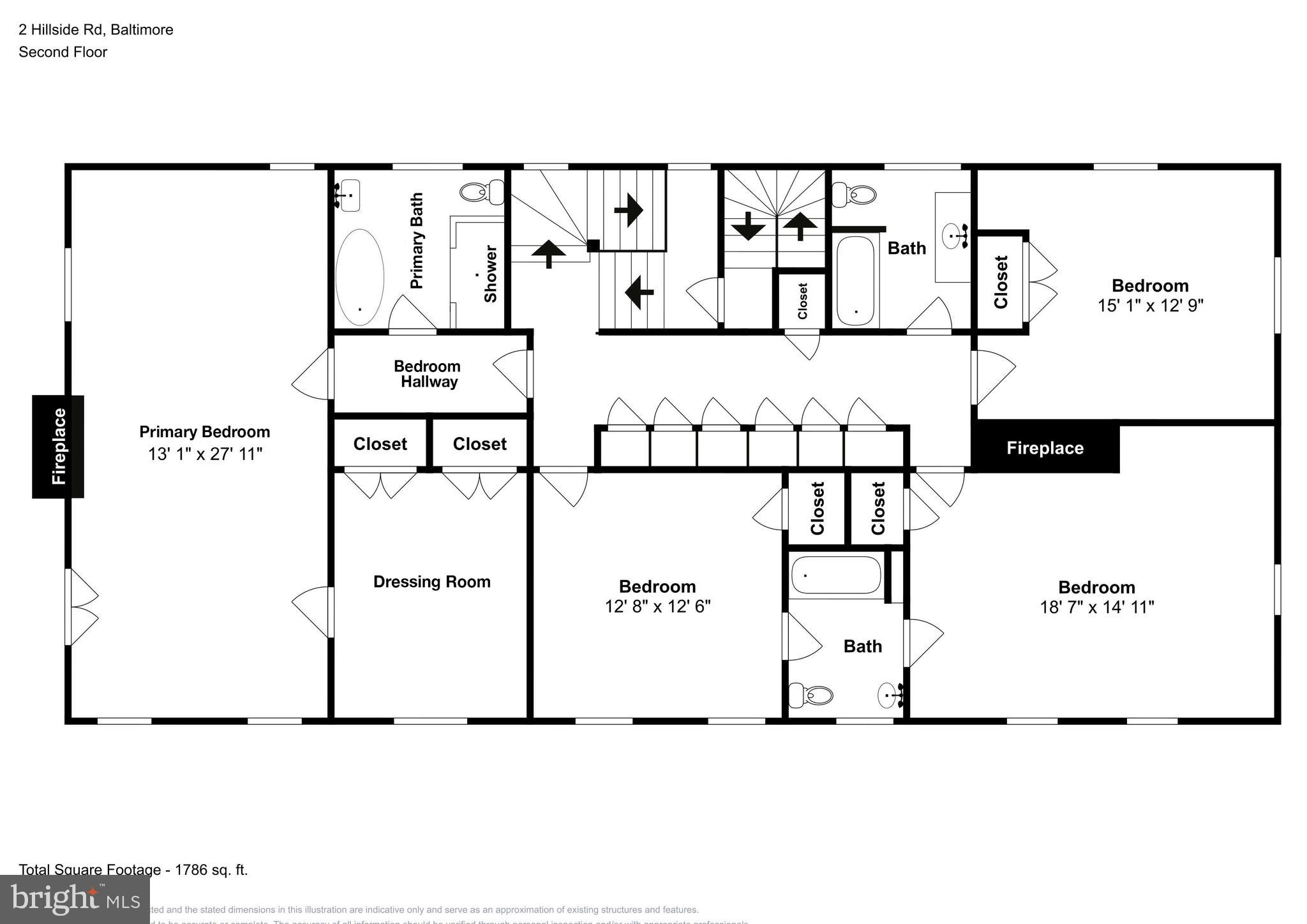 2 Hillside Road Baltimore, MD 21210 - Photo 32 of 79 a picture of a floor plan