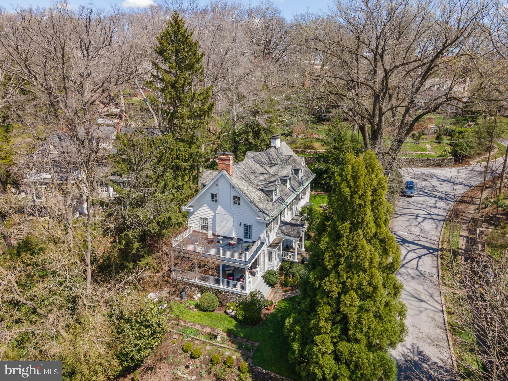 2 Hillside Road Baltimore, MD 21210 - Photo 75 of 79 an aerial view of a house with a yard