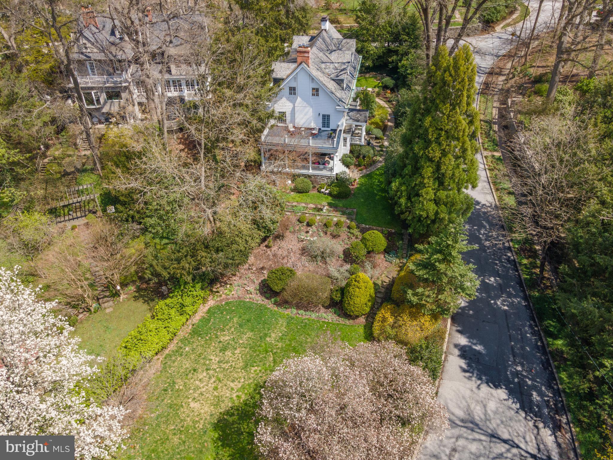 2 Hillside Road Baltimore, MD 21210 - Photo 77 of 79 a aerial view of a house with a yard and large tree