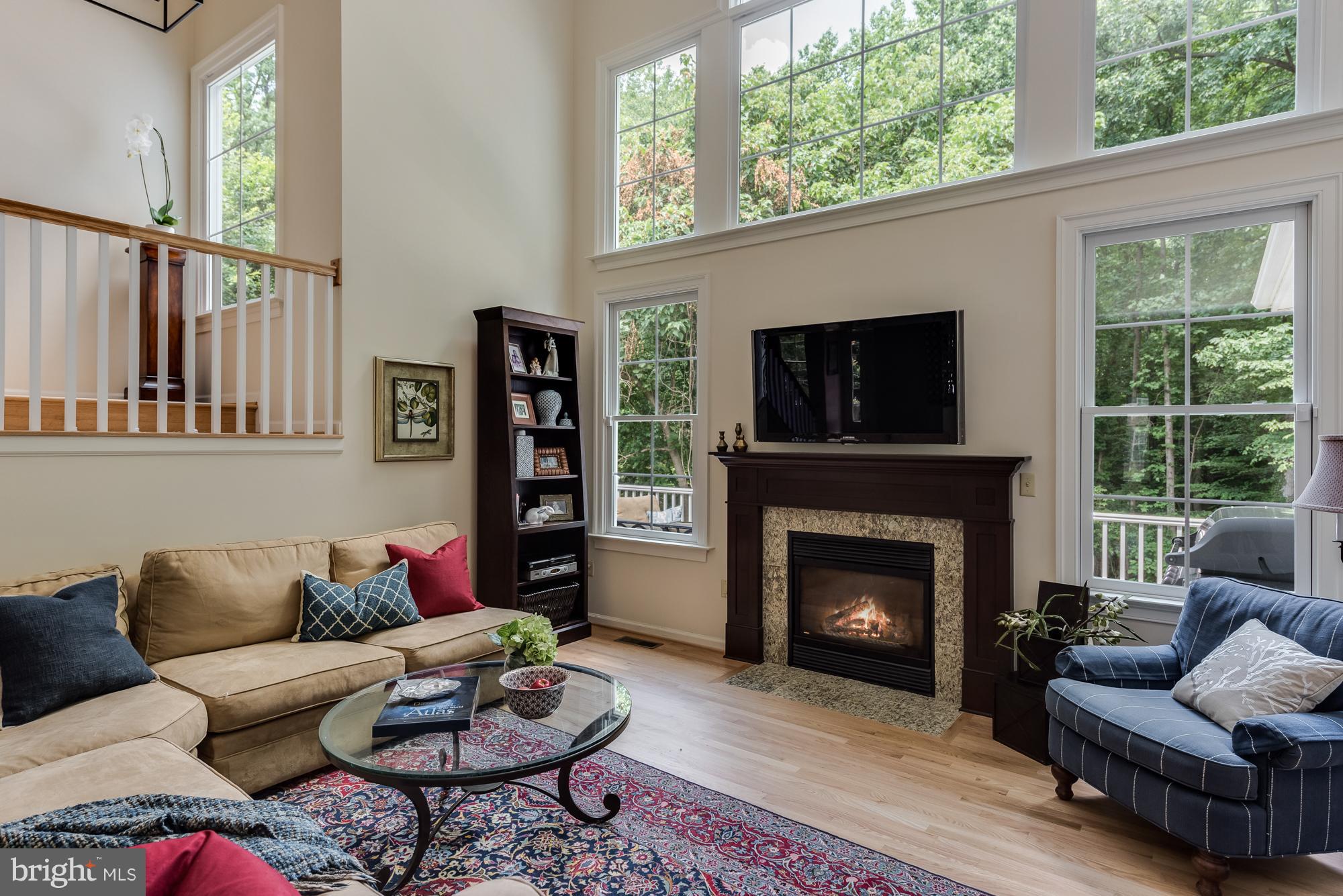 1568 Comanche Road Arnold, MD 21012 - Photo 11 of 30 Family Room has Fireplace and Vaulted Ceiling