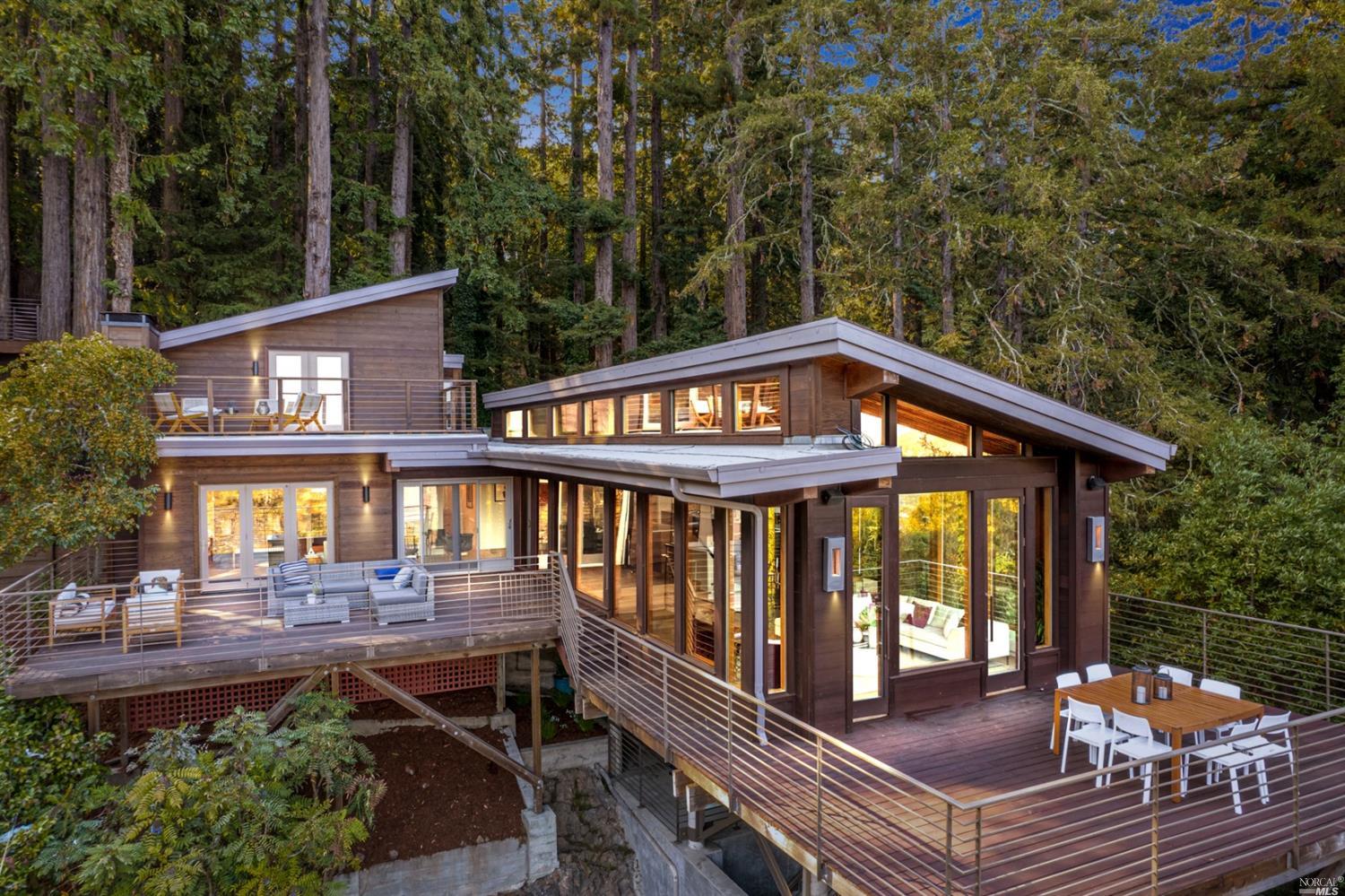 655 Edgewood Avenue Mill Valley, CA 94941 - Photo 1 of 85 a view of a house with backyard porch and sitting area