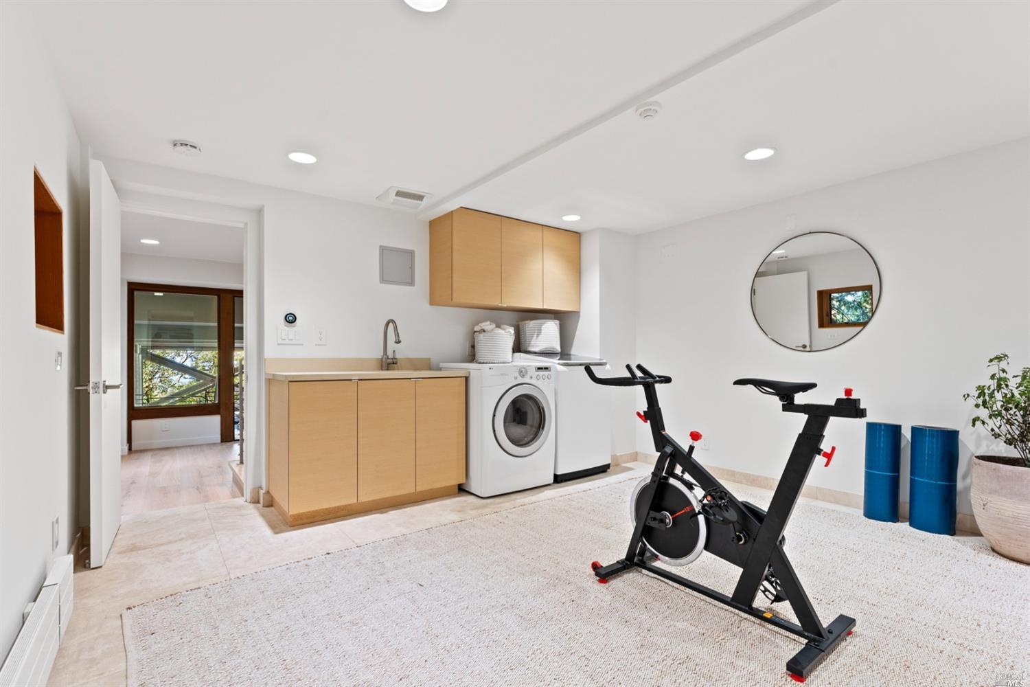 655 Edgewood Avenue Mill Valley, CA 94941 - Photo 20 of 85 a view of a room with gym equipment