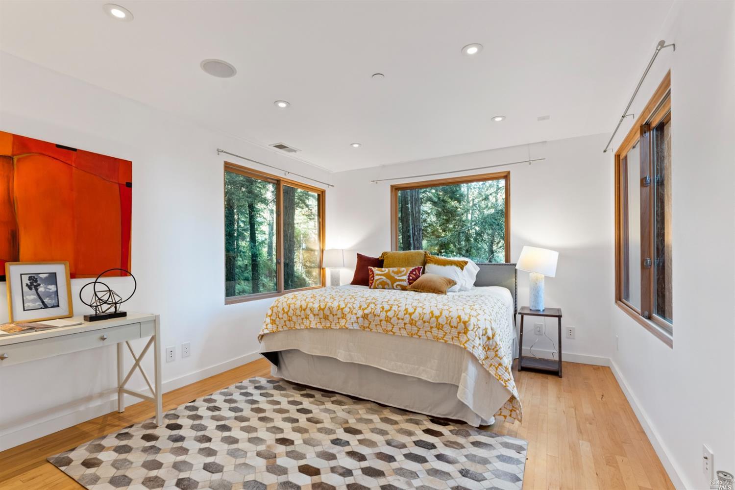 655 Edgewood Avenue Mill Valley, CA 94941 - Photo 78 of 85 a bedroom with a bed and window