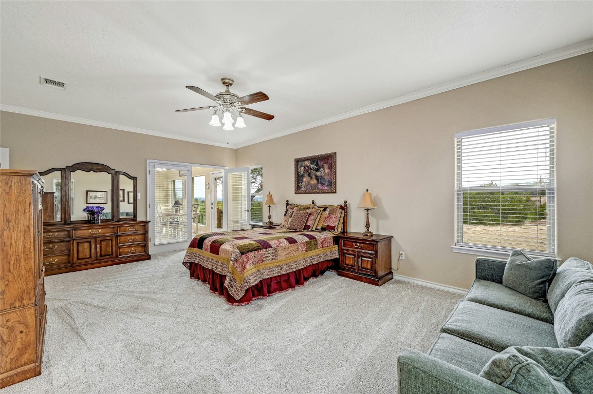 1370 Sunset View Fischer, TX 78623 - Photo 14 of 28 a living room with furniture large window and a couch
