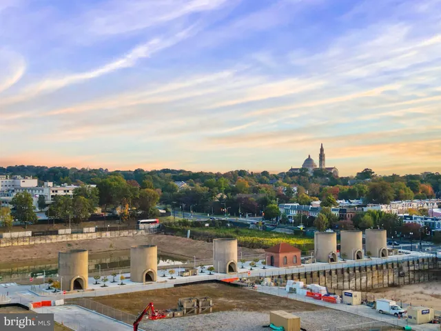 a view of city from a lake