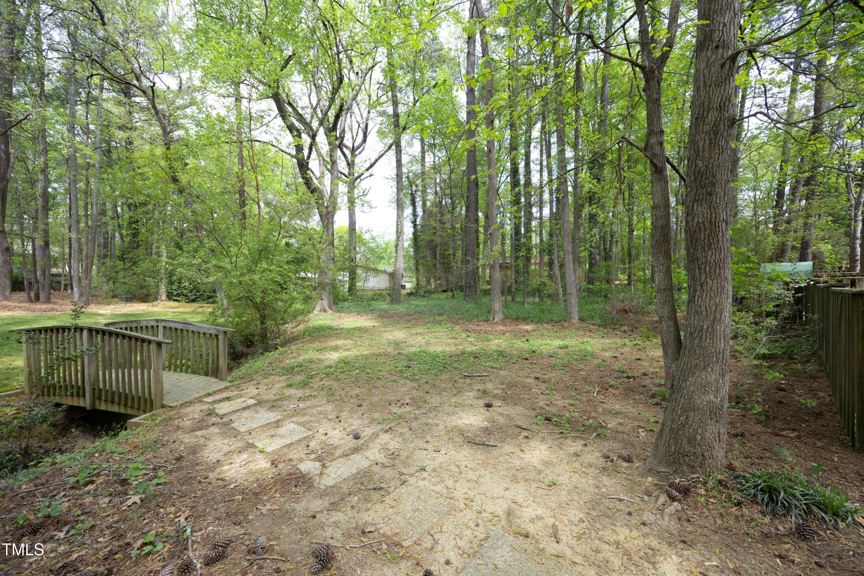 6417 Meadow View Drive Raleigh, NC 27609 - Photo 33 of 42 Back Grass Area