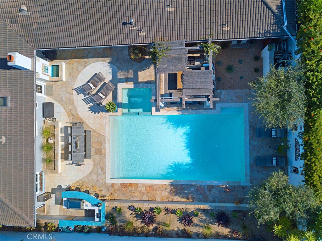 609 Seaward Road Corona del Mar, CA 92625 - Photo 21 of 22 an aerial view of a house with a yard