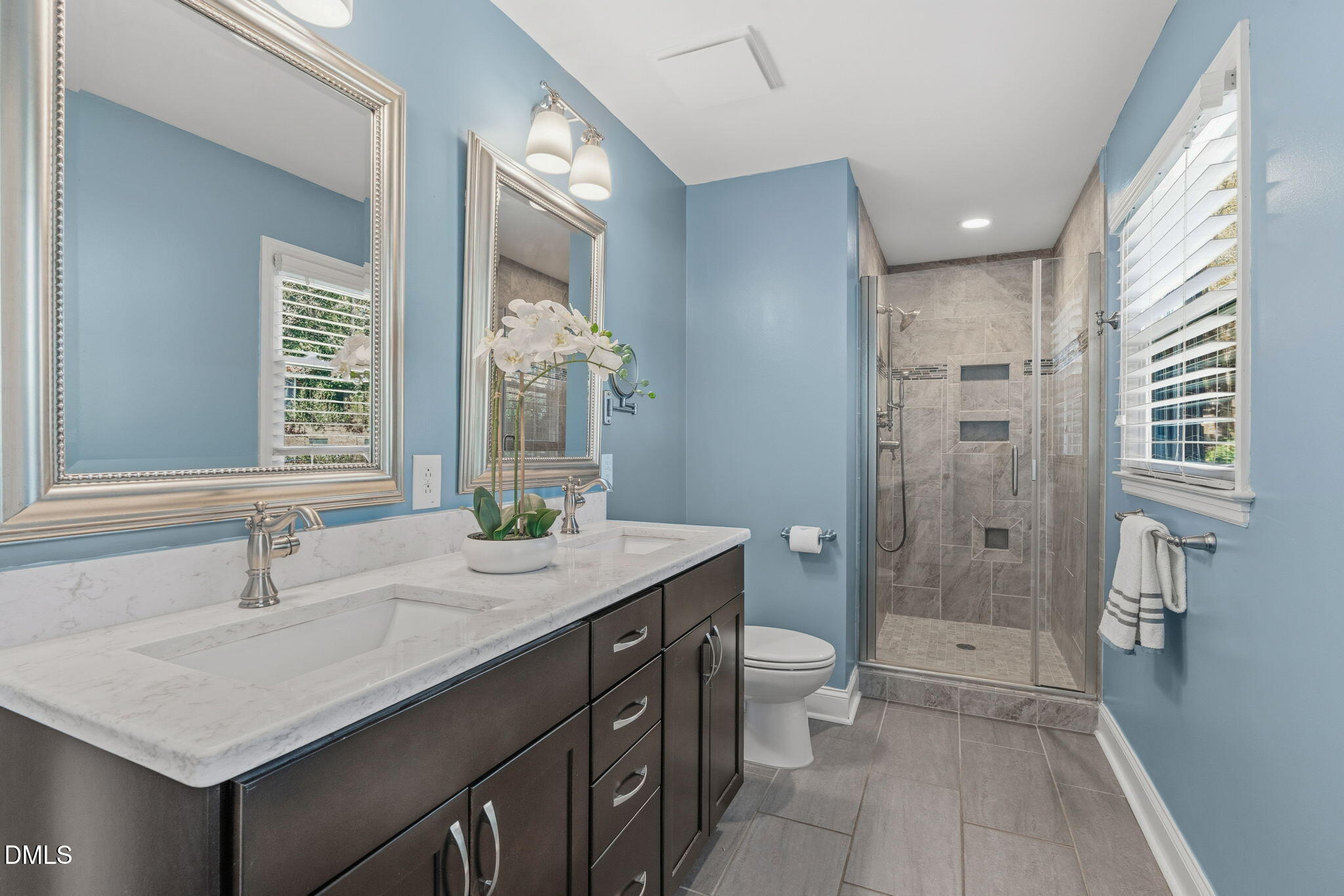 3016 Devonshire Drive Raleigh, NC 27607 - Photo 26 of 55 Double Vanity w/ Walk in Shower