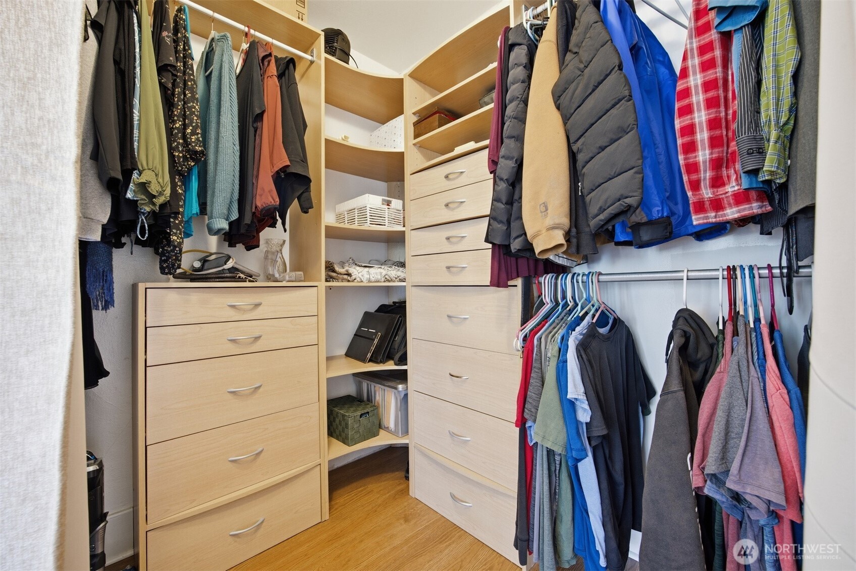 2712 Victor Street Bellingham, WA 98225 - Photo 15 of 40 a view of walk in closet with clothes and shoes