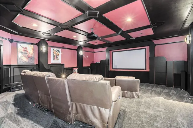 a view of street with sitting area