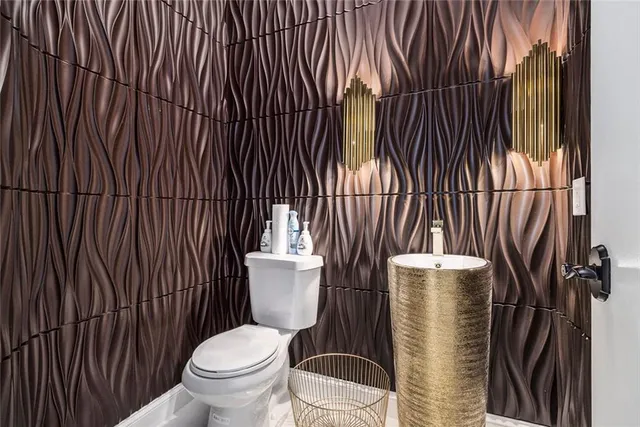 a view of an outdoor space and tennis court