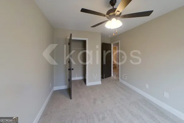 a view of a livingroom with a chandelier