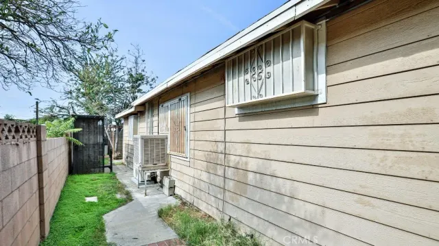 a view of a house with a patio