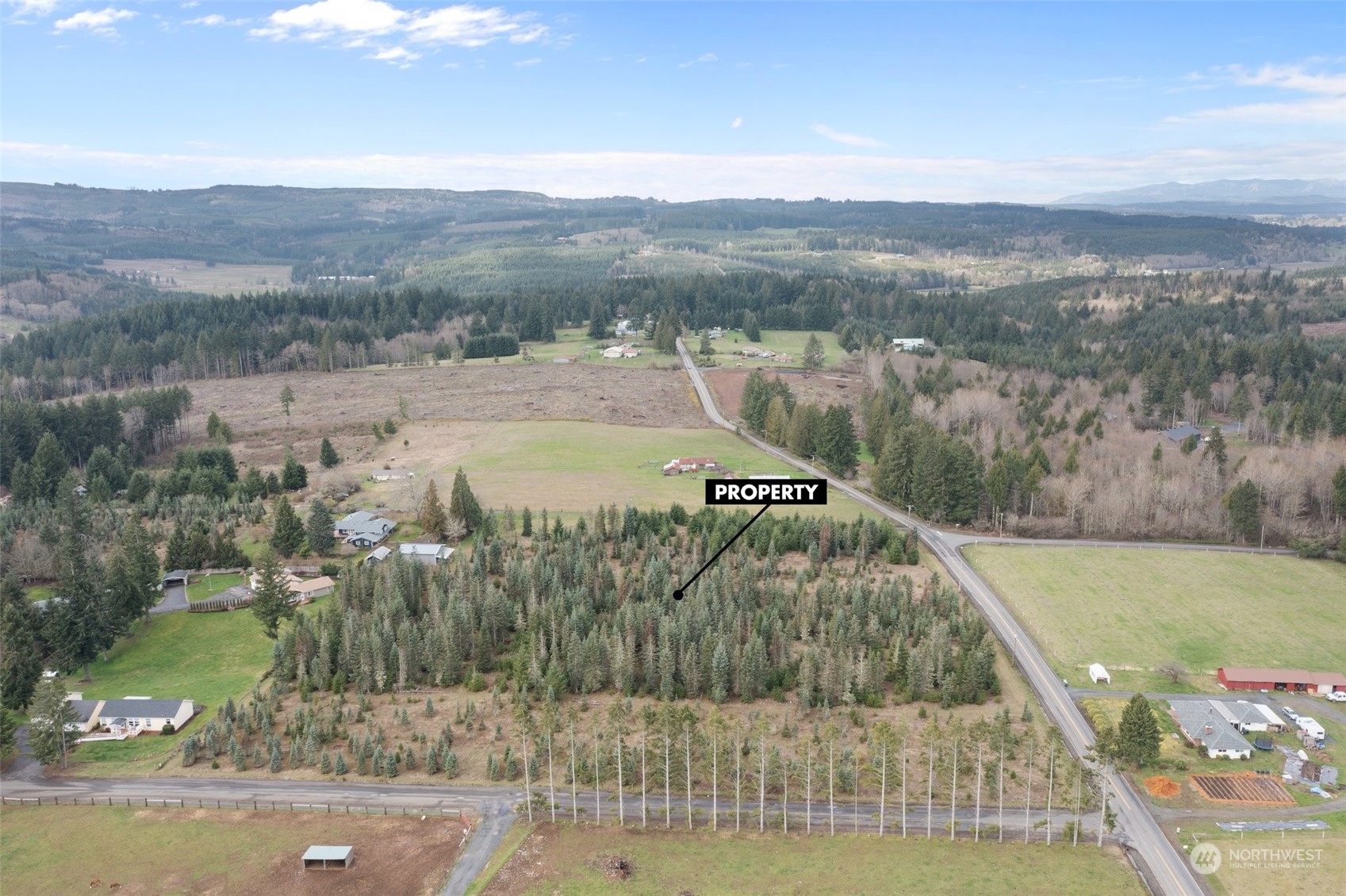 0 Brown Road East Chehalis, WA 98532 - Photo 4 of 17 a view of a lake in middle of the town