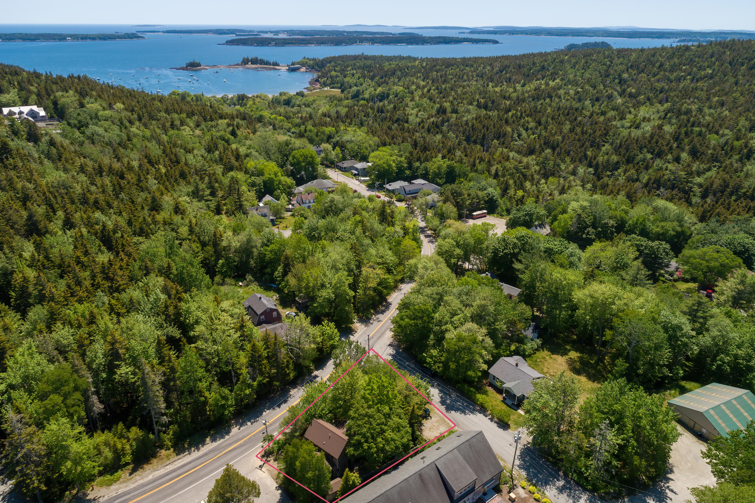 1 Lower Dunbar Road Mount Desert, ME 04675 - Photo 33 of 36 Aerial towards Town