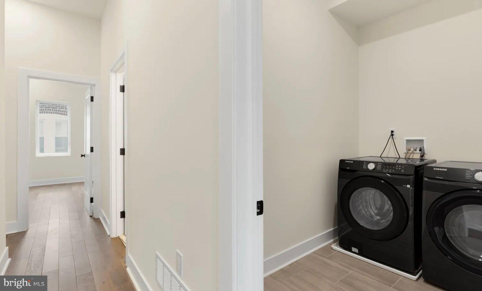 2719 Lefevre Street Philadelphia, PA 19137 - Photo 24 of 33 Modern laundry nook with sleek appliances.