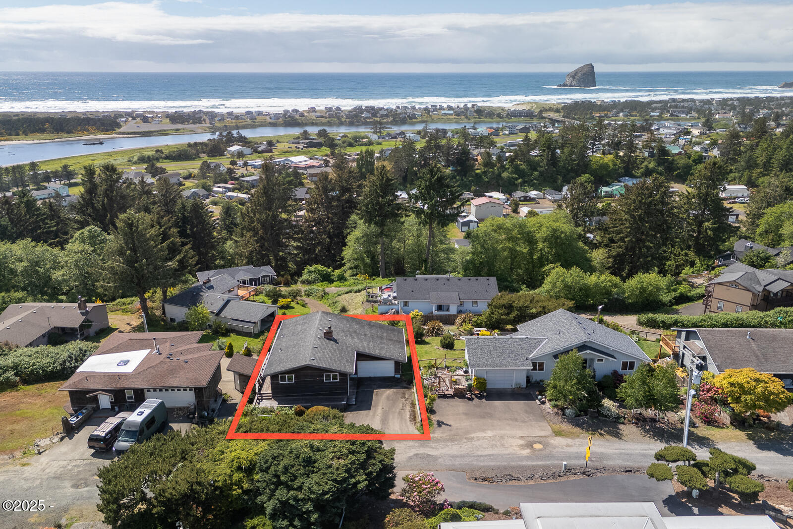 35500 Lower Loop Road Pacific City, OR 97135 - Photo 37 of 41 West facing drone shot