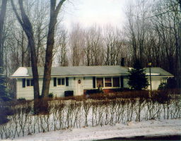 212 Winona Road Mount Pocono, PA 18344 - Photo 1 of 1 a front view of a house with a yard